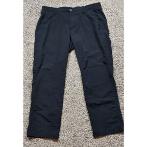 Under Armour Dress Pants Mens 38x30 Black Stretch Waistband Classic Formal